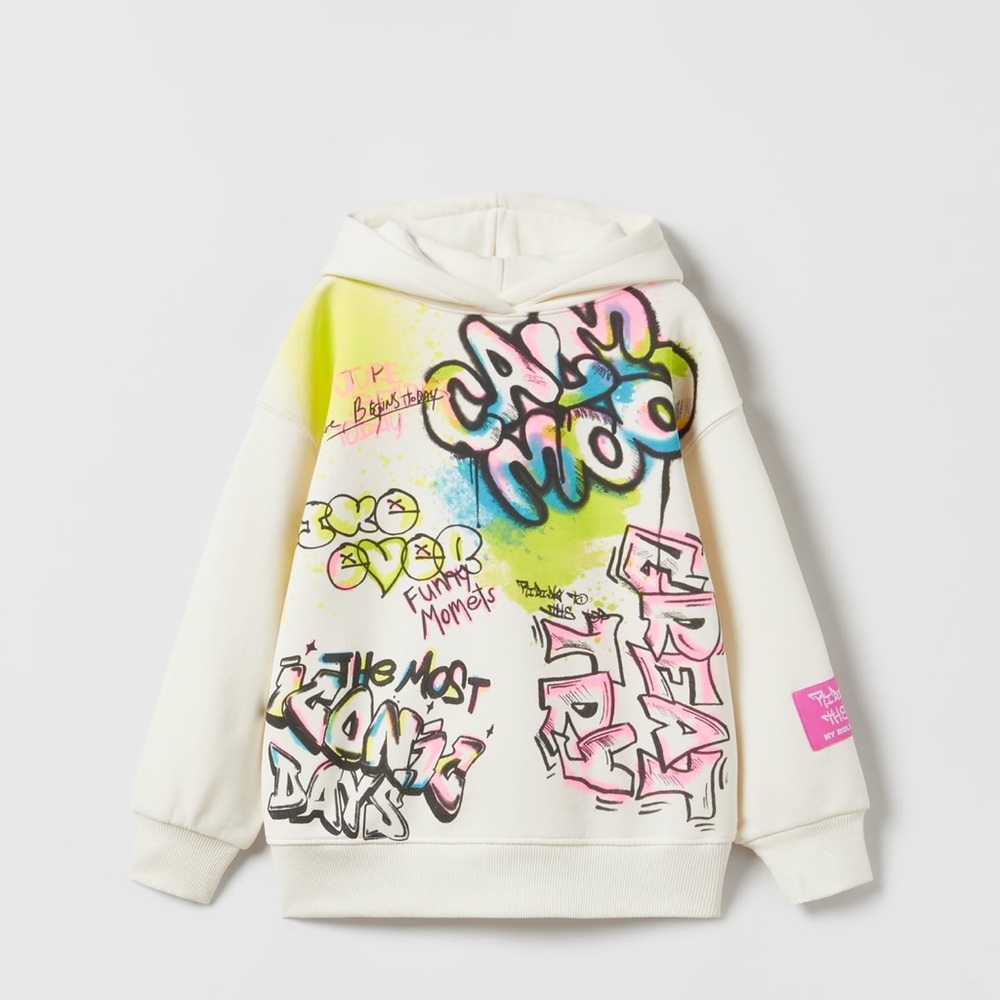 Zara Grafiti Sweatshirt